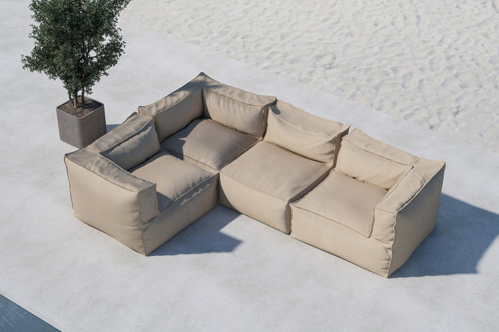 Rambo Loungefåtölj Beige