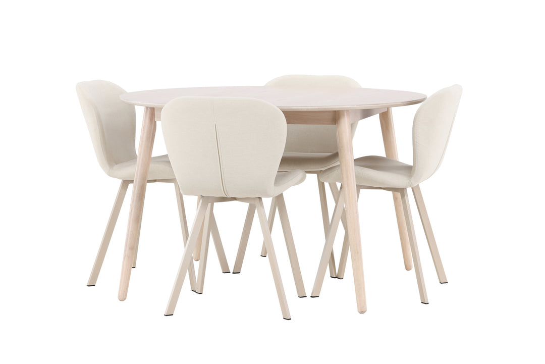 Flora & Lilja Matgrupp Vitputsad/Beige