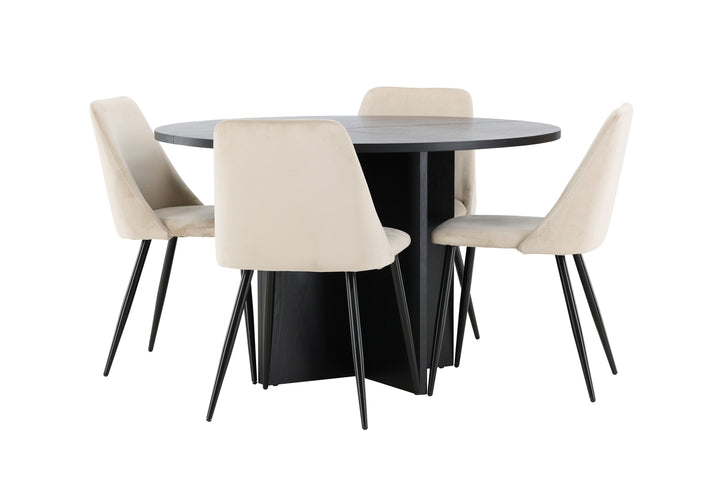 Night & Strada Matgrupp Beige/Svart