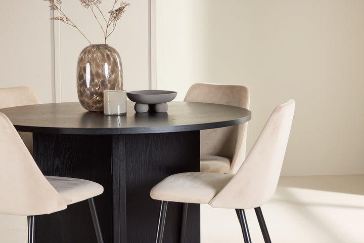 Night & Strada Matgrupp Beige/Svart