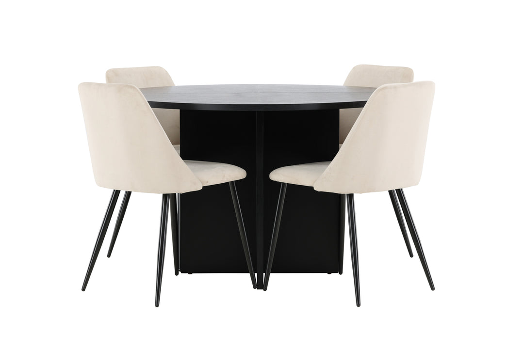 Night & Strada Matgrupp Beige/Svart