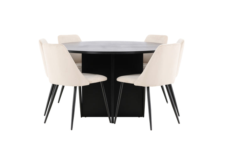 Night & Strada Matgrupp Beige/Svart