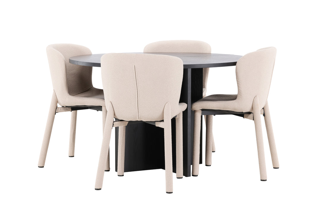 Strada & Astoria Matgrupp Svart/Beige