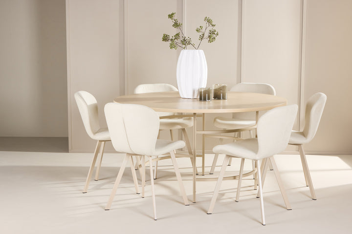 Copenhagen & Lilja Matgrupp Vitputsad/Beige