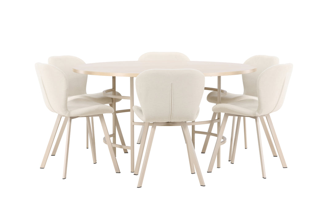 Copenhagen & Lilja Matgrupp Vitputsad/Beige