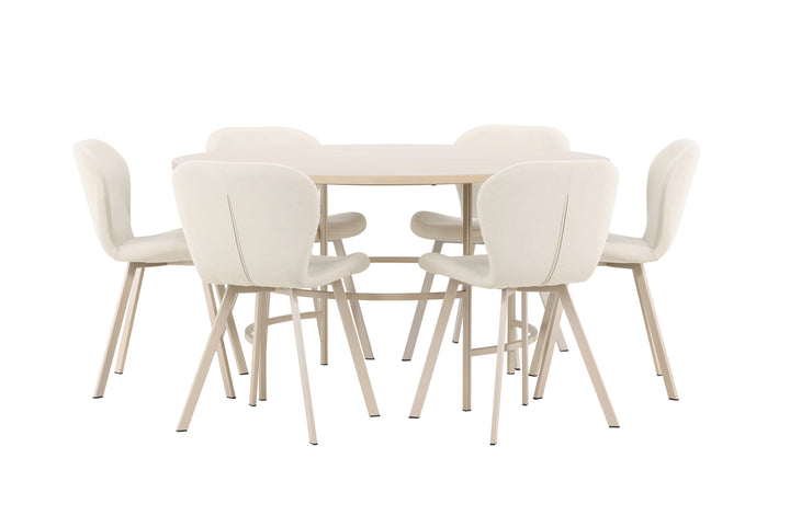 Copenhagen & Lilja Matgrupp Vitputsad/Beige
