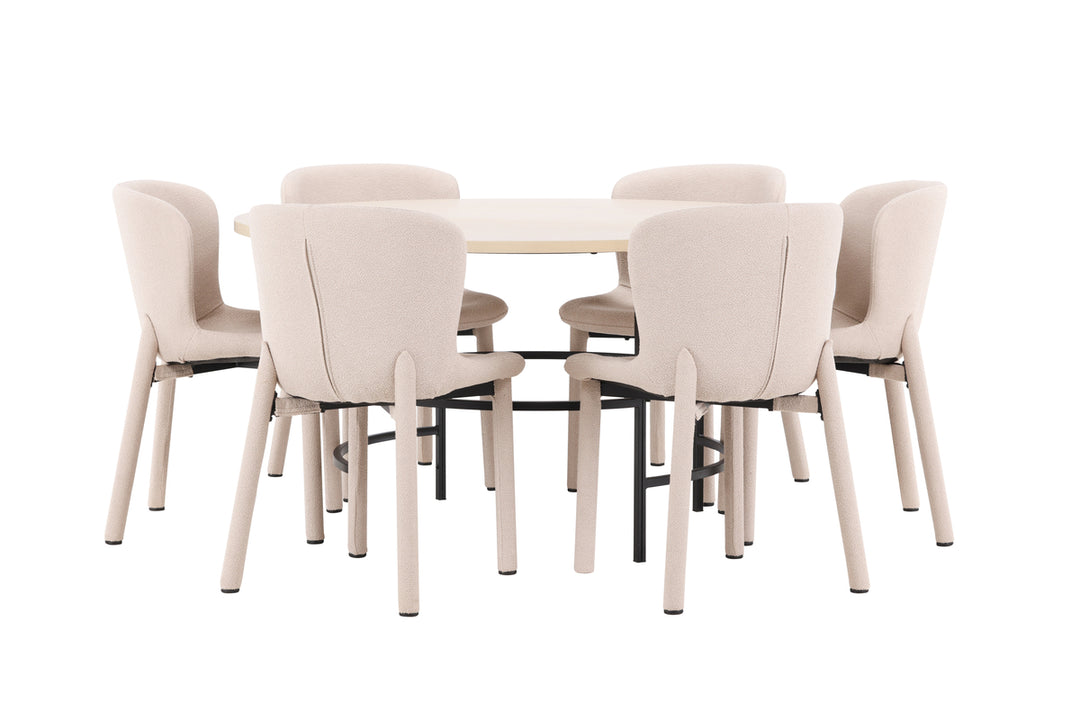 Copenhagen & Astoria Matgrupp Vitputsad/Beige